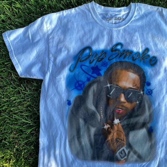 Pop Smoke Official Merch Airbrush T-Shirt | Unisex XL | Super Clean, NO FLAWS! - Picture 1 of 7
